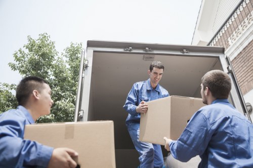 Commercial removal support for a Brompton office relocation
