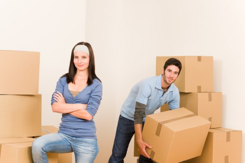 Local man with a van helping with a small move in Brompton