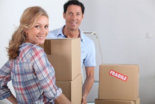 Local moving team navigating tight access and parking in Brompton