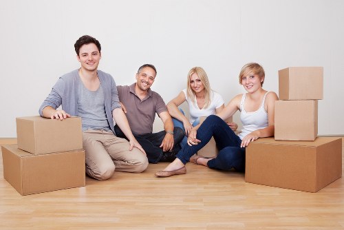 Careful packing and transport of household items for a Brompton move