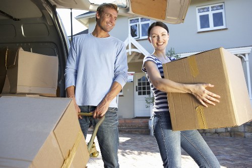 Team handling a local furniture removal in Brompton