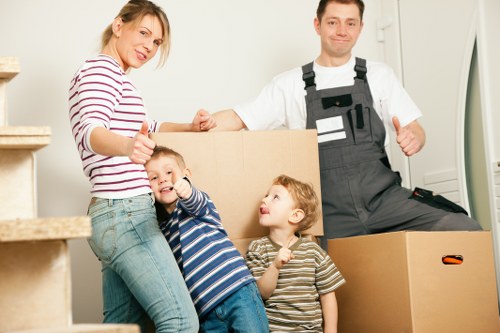 Scheduled furniture pick-up in Brompton with local access planning